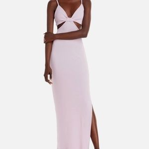 FORE BIKINI TOP CUT-OUT LILAC MAXI DRESS - Size S